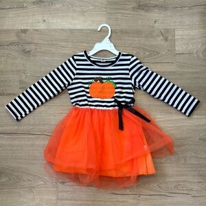 Girls Pumpkin dress